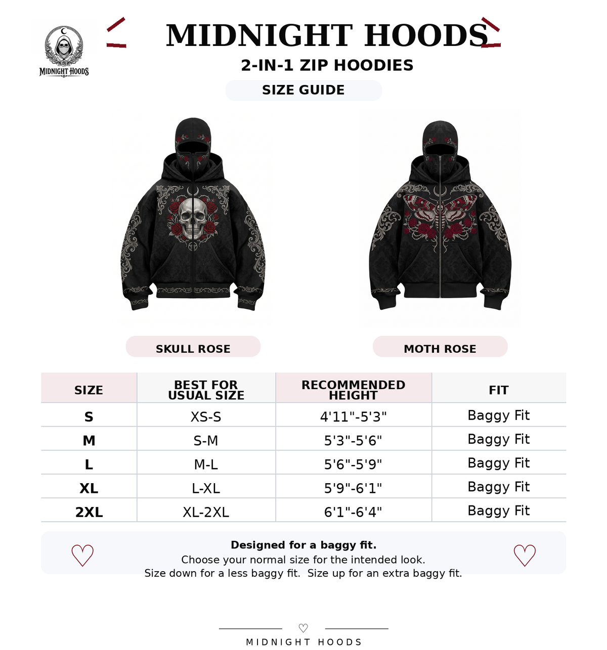 Midnight Hoods: Dark Bloom Collection